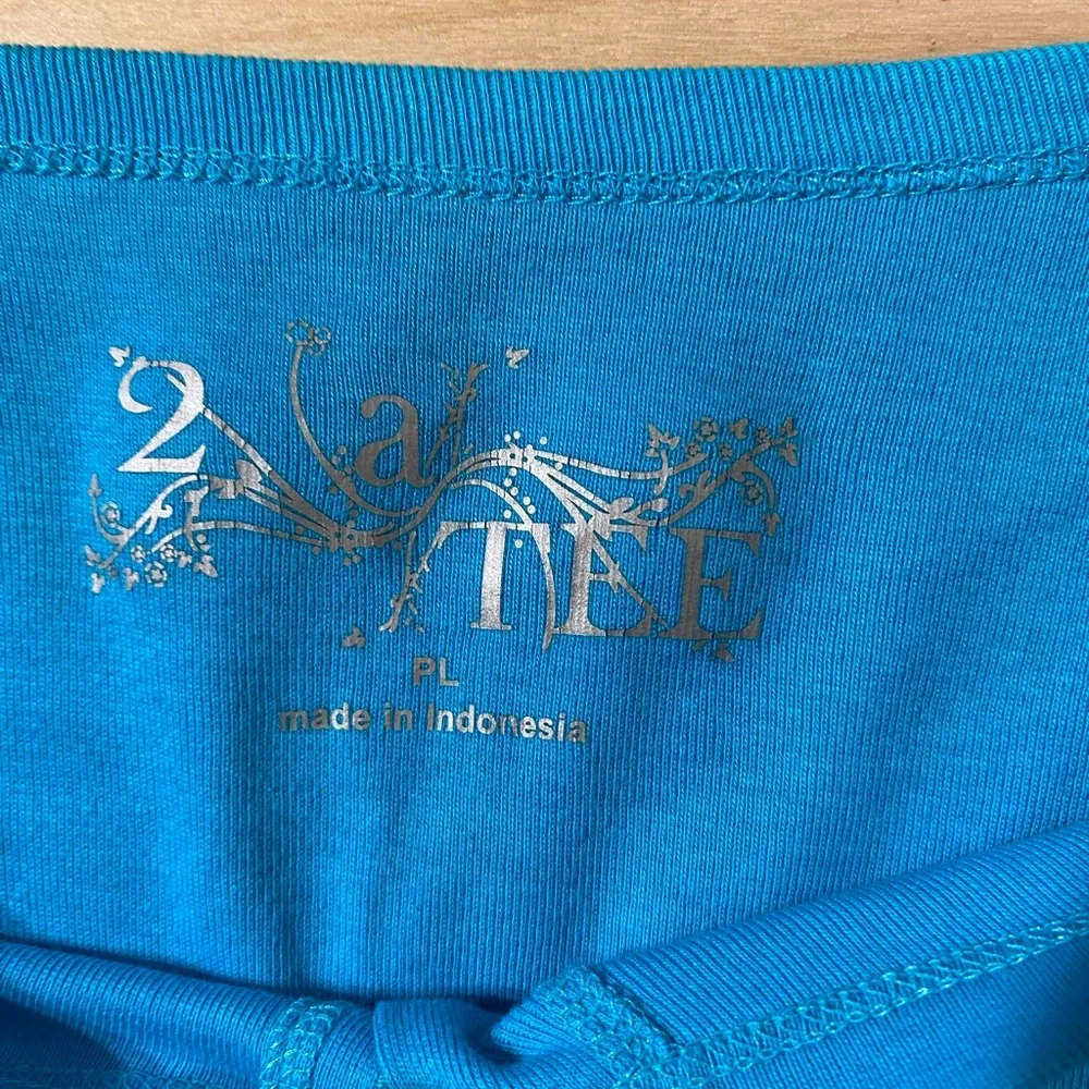 2 A Tee Blue Button-Up Cardigan PL (QK) - Picture 4 of 6